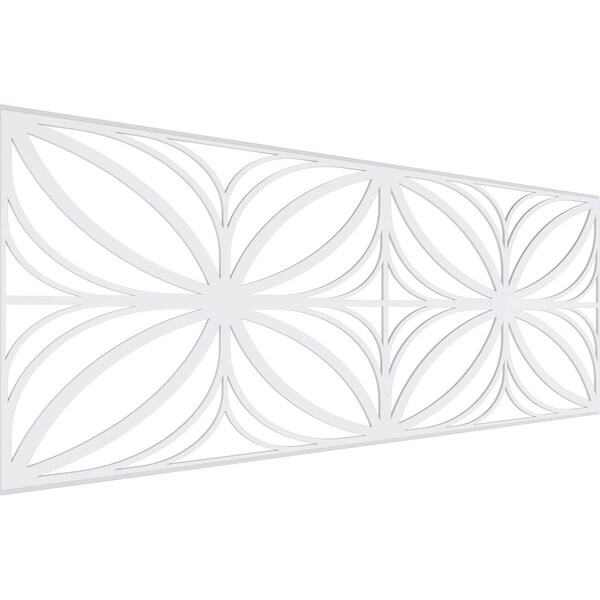 Ekena Millwork Set of Four Panels for 94 1/2"W x 36 1/4"H Otis Fretwork Wainscot Wall Paneling WPKP18X01X47OTS - main
